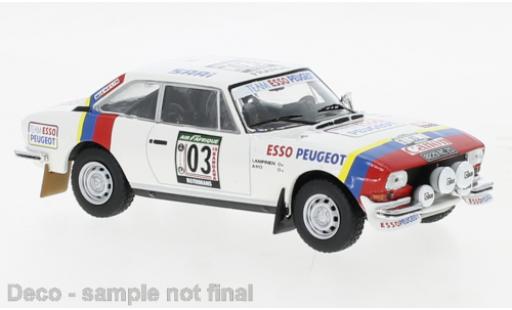 Peugeot 504 1/43 IXO Coupe V6 No.3 Rally WM Rallye Cote d Ivoire 1978 miniature