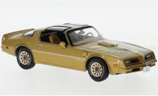 Pontiac Firebird 1/43 IXO Trans Am metallise doré/Décorer 1978 miniature