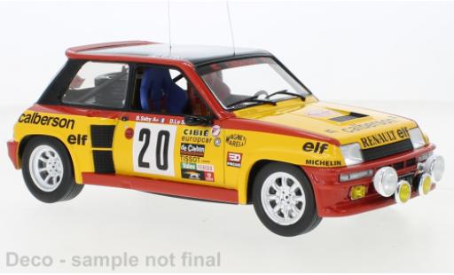 Renault 5 1/18 IXO Turbo No.20 Calberson Rally WM Rally Monte Carlo 1981 modellino in miniatura