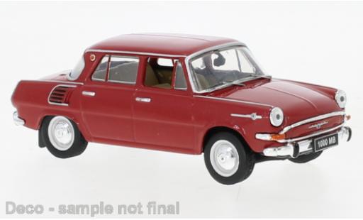 Skoda 1000 1/43 IXO MB rouge 1968 miniature
