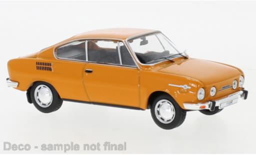 Skoda 110 1/43 IXO R orange 1978 miniature