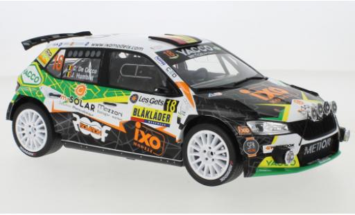 Skoda Fabia 1/18 IXO R5 Evo No.18 Rally Condroz 2019 miniature