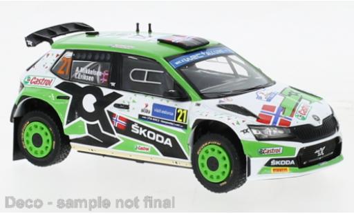 Skoda Fabia 1/43 IXO Rally2 EVO No.21 Rallye WM Rallye Estland 2022 modellino in miniatura