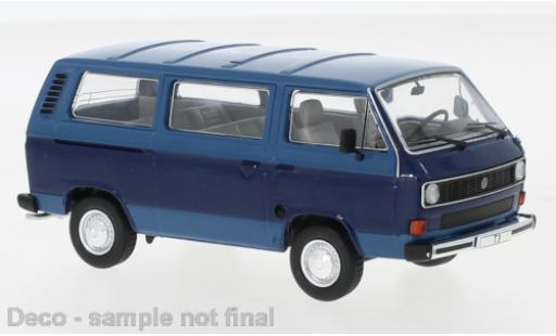 Volkswagen T3 1/43 IXO blu 1980 modellino in miniatura