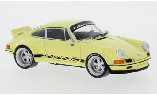 Porsche 911 1/43 IXO RWB helljaune miniature