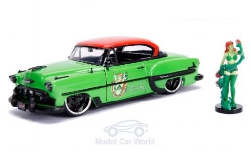 Chevrolet Bel Air 1/24 Jada Toys Toys Toys Toys Hardtop Poison Ivy 1953 mit Figur DC Comics Bombshells diecast model cars