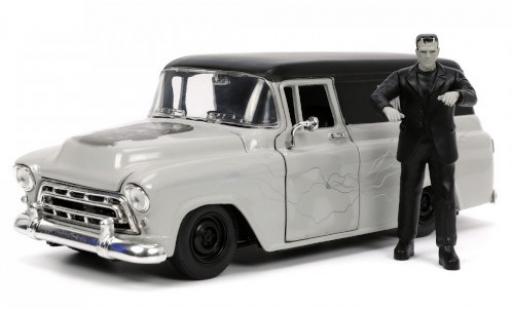 Chevrolet Suburban 1/24 Jada Frankenstein 1957 mit Figur miniature