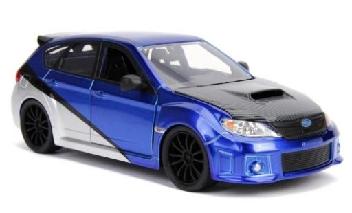 Subaru Impreza 1/24 Jada WRX STi tuning bleu/d rapide & Furious 2012 miniature