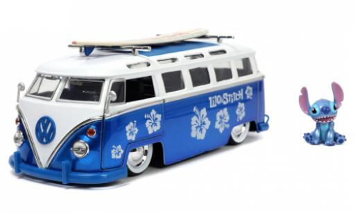 Volkswagen T1 1/24 Jada Bus Lowrider Lilo & Stitch modellino in miniatura