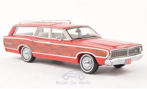 Ford LTD 1/43 Kess Country Squire red/Holzeffekt 1968 ohne Vitrine diecast model cars
