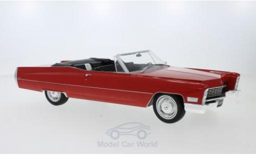Cadillac Deville 1/18 KK Scale DeVille Convertible rouge 1968 miniature