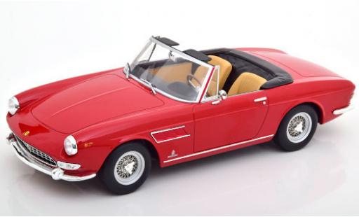 Ferrari 275 1/18 KK Scale GTS Pininfarina Spyder red 1964 Softtop liegt bei Interieurfarbe: Beige diecast model cars