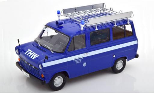 Ford Transit 1/18 KK Scale MK 1 Bus THW Köln 1965 mit Dachgepäckträger miniature