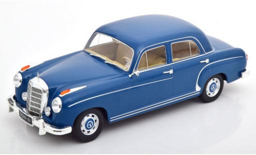 Mercedes 220 1/18 KK Scale S Limousine (W180 II) blu 1956 modellino in miniatura
