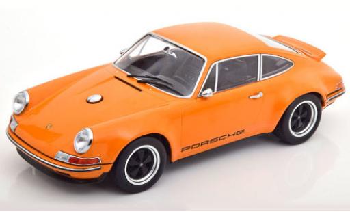 Porsche 911 1/18 KK Scale Singer orange miniature