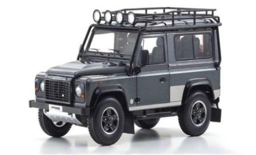 Land Rover Defender 1/18 Kyosho 90 metallic-grigio modellino in miniatura
