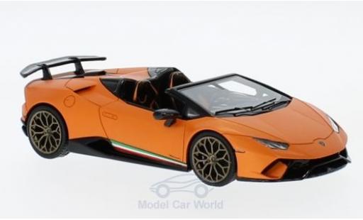 Lamborghini Huracan 1/43 Look Smart Performante Spyder matt-orange modellautos