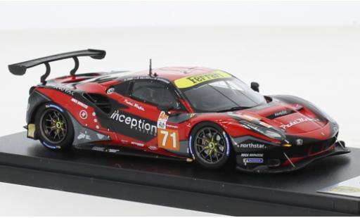 Ferrari 488 1/43 Look Smart GTE EVO No.71 Inception Racing 24h Le Mans 2021 modellautos