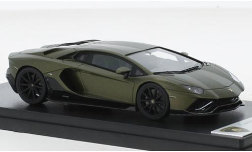 Lamborghini Aventador 1/43 Look Smart Ultimae metallise oliv 2021 diecast model cars