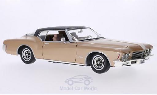 Buick Riviera 1971 1/18 Lucky Die Cast GS gold/matt-noire 1971 miniature