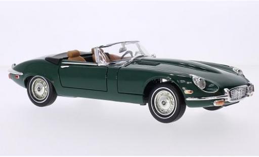 Jaguar E-Type 1/18 Lucky Die Cast Roadster vert foncé 1971 miniature