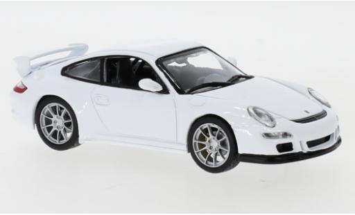 Porsche 997 GT3 1/43 Lucky Die Cast 911  blanche miniature