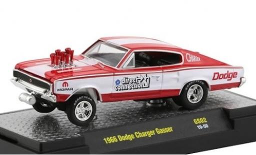Dodge Charger 1/64 M2 Machines Gasser red/white Chrysler Direct Connection 1966 diecast model cars