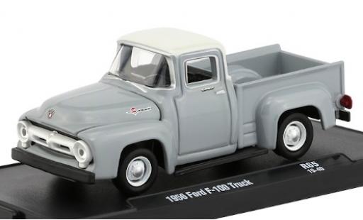Ford F-1 1/64 M2 Machines 00 hellgrise/blanche 1956 miniature