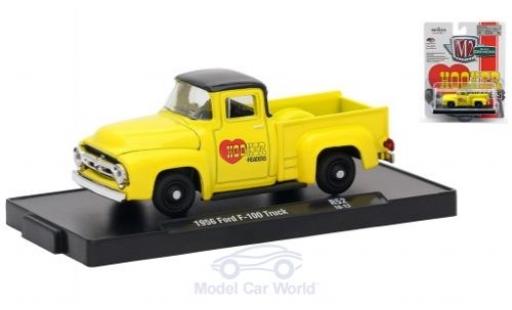 Ford F-1 1/64 M2 Machines 00 Truck jaune/noire Hooker Headers 1956 miniature