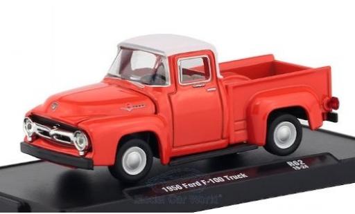 Ford F-1 1/64 M2 Machines 00 Truck hellrouge/blanche 1956 miniature