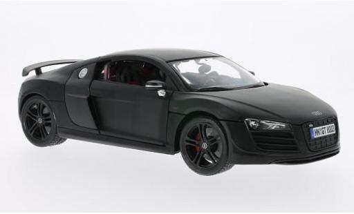 Audi R8 1/18 Maisto GT matt-black diecast model cars