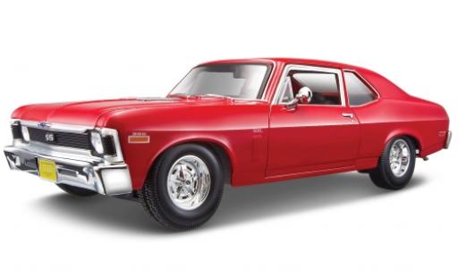 Chevrolet Nova 1/18 Maisto SS Coupe red 1970 diecast model cars