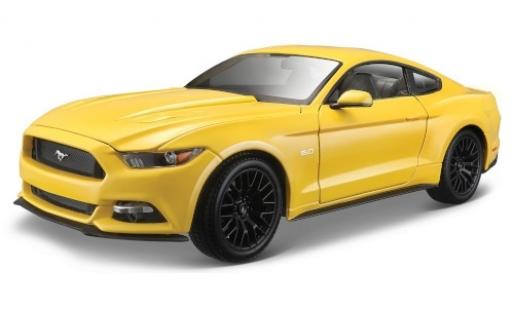 Ford Mustang 1/18 Maisto GT yellow 2015 diecast model cars