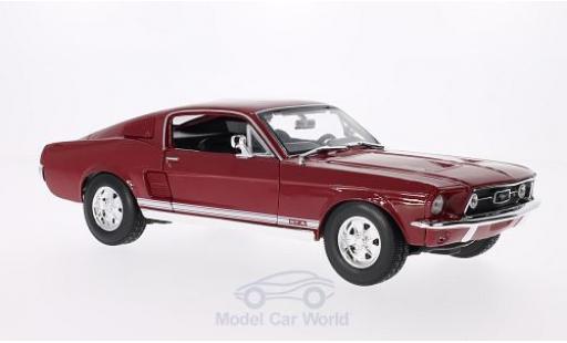 Ford Mustang 1/18 Maisto GTA Fastback rouge 1967 miniature