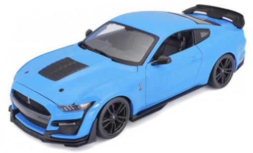 Ford Mustang 1/18 Maisto Shelby GT500 bleue 2020 miniature