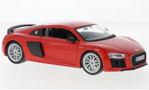Audi R8 1/24 Maisto V10 Plus rouge clair diecast model cars