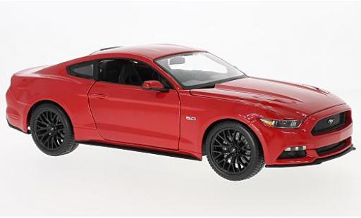 Ford Mustang 1/18 Maisto rouge 2015 modellino in miniatura