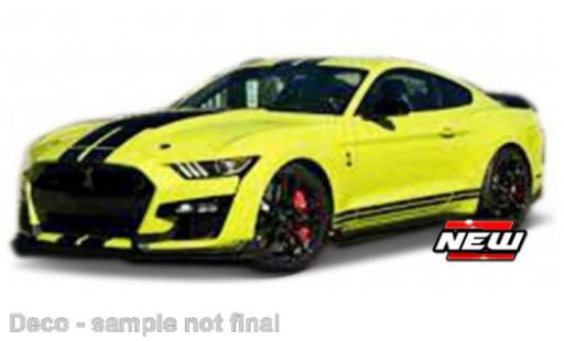 Shelby GT 1/18 Maisto Ford Mustang 500 jaune/noire 2020 miniature