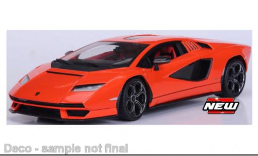 Lamborghini Countach 1/18 Maisto LPI 800-4 orange 2021 diecast model cars