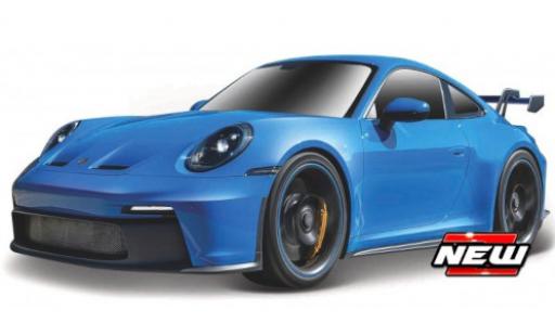 Porsche 992 GT3 1/18 Maisto 911  bleue 2022