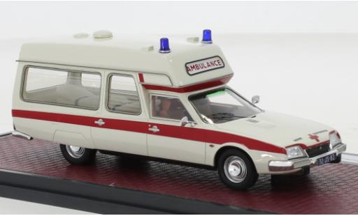Citroen CX 1/43 Matrix 2000 Visser Ambulance Goor-Diepenheim 1975 modellino in miniatura