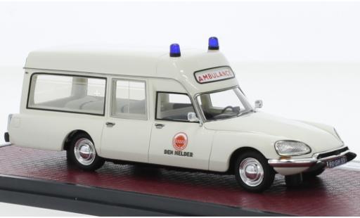 Citroen DS 1/43 Matrix 20 Visser Ambulance Den Helder 1975 modellino in miniatura