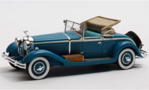 Isotta Fraschini 1/43 Matrix 8A SS Castagna Roadster bleu RHD 1929 miniature