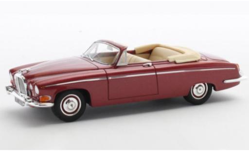 Jaguar 420 1/43 Matrix G Convertible metallise rouge RHD 1969 miniature