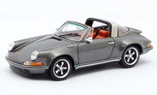 Porsche 911 1/43 Matrix Targa Singer Design metallise grise miniature
