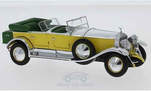 Rolls Royce Phantom 1/43 Matrix Tourer by Barker #820R jaune/grise RHD 1929 miniature