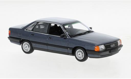 Audi 100 1/43 Maxichamps metallise blu 1990