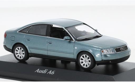 Audi A6 1/43 Maxichamps metallise grün 1997 modellautos
