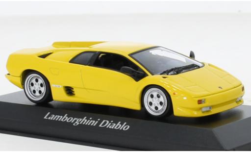 Lamborghini Diablo 1/43 Maxichamps yellow 1994 diecast model cars