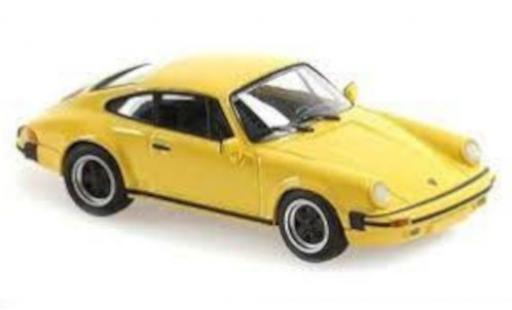 Porsche 930 1/43 Maxichamps 911 SC jaune 1979 miniature
